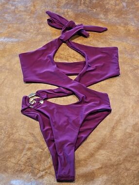 Custom Purple Monokini By J'Tan